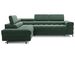 Canapé d’angle convertible LUCCINO en tissu avec coffre, têtières réglables et pieds en métal noir – 276 cm - Photo n°1