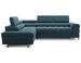 Canapé d’angle convertible LUCCINO en tissu avec coffre, têtières réglables et pieds en métal noir – 276 cm - Photo n°1