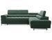 Canapé d’angle convertible LUCCINO en tissu avec coffre, têtières réglables et pieds en métal noir – 276 cm - Photo n°1