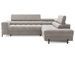 Canapé d’angle convertible LUCCINO en tissu avec coffre, têtières réglables et pieds en métal noir – 276 cm - Photo n°1