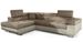 Canapé d’angle convertible MARKA en tissu et simili cuir – 272 cm - Photo n°1