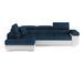Canapé d’angle convertible MARKA en tissu et simili cuir – 272 cm - Photo n°1