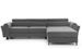 Canapé d’angle convertible MAZALI en velours avec coffre et têtières réglables – 288 cm - Photo n°1