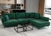 Canapé d'angle convertible SAVARY en tissu avec coffre de rangement - 280 cm - Photo n°1