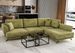 Canapé d'angle convertible SAVARY en tissu avec coffre de rangement - 280 cm - Photo n°1