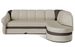 Canapé d'angle convertible SUNDY en simili cuir avec coffre de rangement - 250 cm - Photo n°1