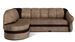 Canapé d'angle convertible SUNDY en velours avec coffre de rangement - 250 cm - Photo n°1