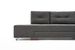 Canapé d'angle convertible tissu anthracite Divona 282 cm - Photo n°16