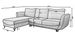 Canapé d'angle droit convertible tissu doux abricot clair Zurik 276 cm - Photo n°10