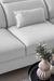 Canapé d'angle droit convertible tissu gris clair Noblesse 255 cm - Photo n°13