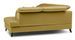 Canapé d'angle droit convertible tissu jaune Noblesse 255 cm - Photo n°5