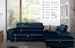 Canapé d'angle droit convertible tissu noir Marido 275 cm - Photo n°5