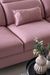 Canapé d'angle droit convertible tissu rose poudré Noblesse 255 cm - Photo n°13