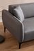 Canapé d'angle droit tissu gris clair Bellano 270 cm - Photo n°4
