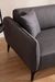 Canapé d'angle droit tissu gris foncé Bellano 270 cm - Photo n°6