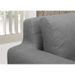 Canapé d'angle en tissu Gris Luno - Photo n°6