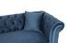 Canapé d'angle gauche chesterfield velours bleu Rosee 281 cm - Photo n°5