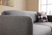 Canapé d'angle gauche moderne tissu gris clair Valiko 265 cm - Photo n°6