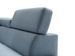 Canapé d'angle gauche scandinave tissu bleu clair Santra 262 cm - Photo n°7