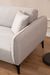 Canapé d'angle gauche tissu beige clair Bellano 270 cm - Photo n°5