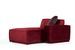 Canapé d'angle droit tissu doux rouge Lego 300 cm - Photo n°6