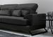 Canapé d'angle gauche velours anthracite avec têtières relevables et pieds metal noir Briko 308 cm - Photo n°8