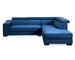 Canapé d'angle gauche velours bleu Ozen - Photo n°2