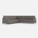 Canapé d'angle moderne italien tissu gris Korane - 5 tailles - Photo n°19