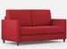 Canapé droit moderne italien tissu rouge Korane - 3 tailles - Photo n°11