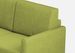 Canapé d'angle moderne italien tissu vert pistache Korane - 5 tailles - Photo n°7