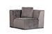 Canapé d'angle modulable velours gris Kego L 300 x P 190 cm - Photo n°4