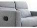 Canapé d'angle relaxation gauche manuel 3 places scandinave tissu gris clair Kinat - Photo n°11
