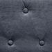 Canapé d'angle réversible Chesterfield cuir suédé artificiel gris Besties - Photo n°2