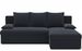 Canapé d’angle réversible convertible GARY en tissu côtelé – 206 cm - Photo n°1