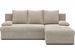 Canapé d’angle réversible convertible GARY en tissu côtelé – 206 cm - Photo n°1