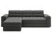 Canapé d’angle réversible convertible KLUMANN en velours – 260 cm - Photo n°1