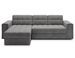 Canapé d’angle réversible convertible KLUMANN en velours – 260 cm - Photo n°1