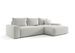 Canapé d’angle tissu bouclé convertible avec coffre NINA - Photo n°1