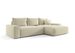 Canapé d’angle tissu bouclé convertible avec coffre NINA - Photo n°1