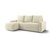Canapé d’angle tissu bouclé convertible avec coffre NORE - Photo n°1