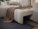 Canapé d’angle tissu capitonné BOZEN – Convertible et rangement - Photo n°9