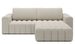 Canapé d’angle tissu capitonné BOZEN – Convertible et rangement - Photo n°1
