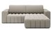 Canapé d’angle tissu capitonné BOZEN – Convertible et rangement - Photo n°1