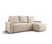 Canapé d’angle tissu convertible avec coffre intégré NORE - Photo n°1