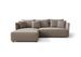 Canapé d’angle tissu convertible avec coffre MILAN - Photo n°1