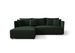 Canapé d’angle tissu convertible avec coffre MILAN - Photo n°1