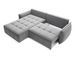 Canapé d’angle tissu effet cuir Kampus – Convertible et rangement - Photo n°3