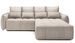 Canapé d’angle tissu effet cuir Kampus – Convertible et rangement - Photo n°9