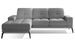 Canapé d’angle TORPILLE en tissu – 265 cm - Photo n°1