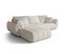 Canapé d’angle velours chenille convertible avec coffre ARCO - Photo n°1